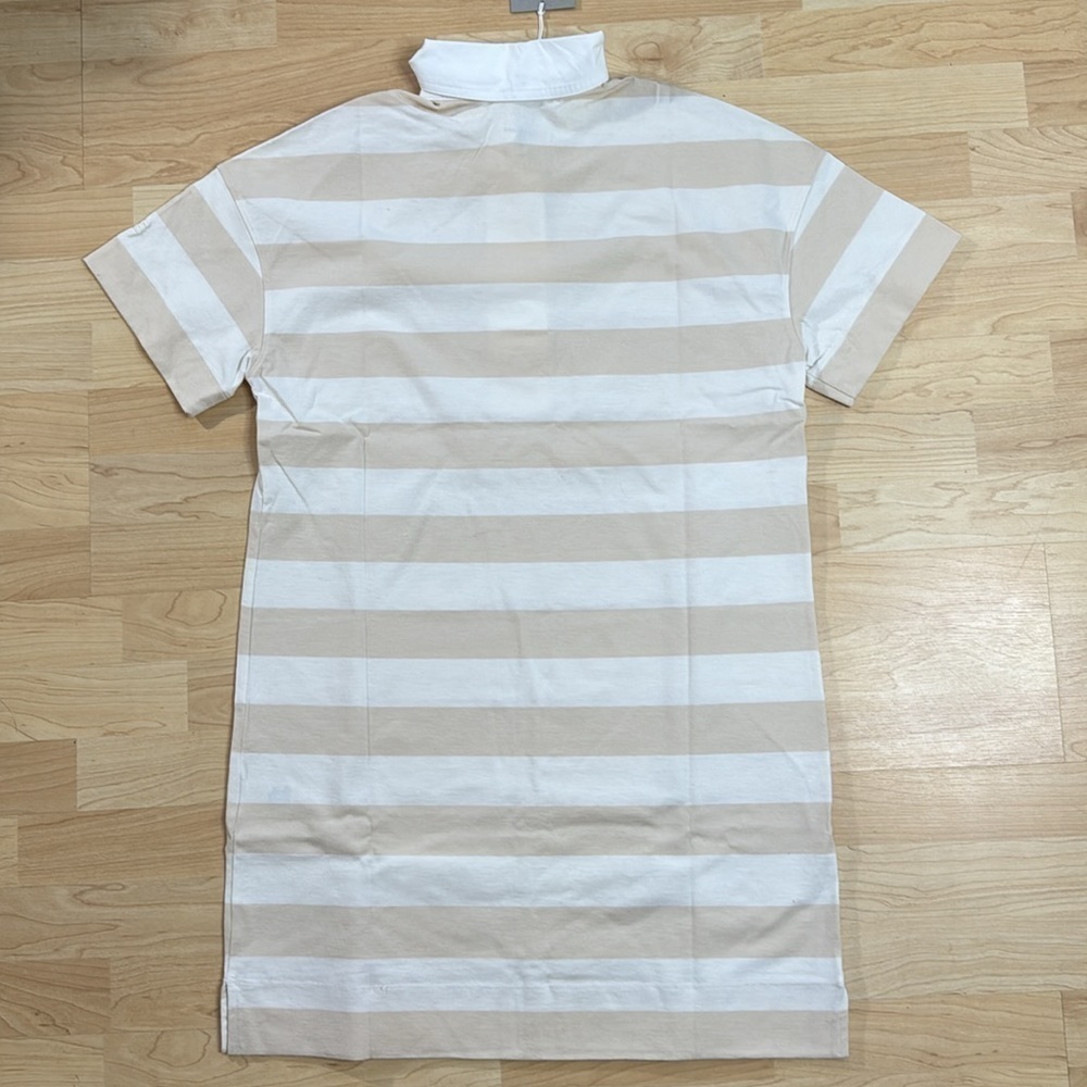 NWT Everlane The Organic Cotton Striped Polo Dress Small - Picture 10 of 11